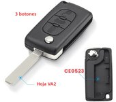 KEYYOU 3 Button For Peugeot Partner Citroen Berlingo HU83 VA2 Blade CE0523 CE0536 Flip Remote Car Key Case Shell Fob Shipping