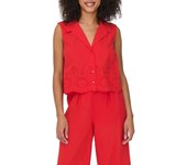 ONLROXANNE SL RESORT SHIRT WVNHigh Risk Red