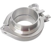 Auto parts Exhaust pipe stainless steel flange 304 sanitary welded pipe fittings quick installation method
