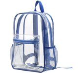 Mochila transparente de PVC para estudiantes, mochila escolar de gran capacidad, mochila transparente de moda impermeable