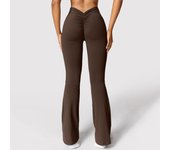 Womens Stretch Yoga Leggings Fitness Running Gym Sports Full Length Active Pants Flared Trousers Pants for Women Women’s Pants