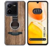 Funda Silicona para Vivo X80 Lite 5G diseño Madera 11 Dibujos
