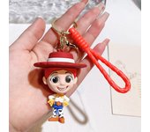 Disney Anime Toy Story Keychain Cute Woody Buzz Lightyear Doll Keychain Couple Bag Pendant Key Chain Jewelry Toy Gifts