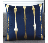 Brand New Luxury Gold Bronzing Velvet Pillow Covers Zebra Ginkgo Leaves Twigs Geometry Patterns Cushion Cover Modern Home Decor