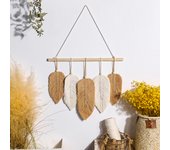 Leaf Vine Hanging, Bohemian Woven Wall Tapestry for Home Decoration, Wedding Decoration Gift