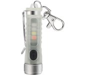 BORUiT LED EDC Keychain Flashlight Type-C Chargeable Super Bright Torch Outdoor Waterproof Camping with Clip UV pocket Lantern