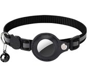 Collar para Gatos, collar GPS para Gatos, soporte reflectante para Apple Airtag, collar para gatitos con cabeza de seguridad anticabstststurto (localizador no incluido)