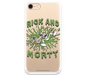 Funda original compatible con iPhone 7 o IPhone 8 o SE 2020 con un diseño de Rick y Morty Logo Acid
