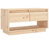 vidaXL Mueble de TV de madera maciza de pino 74x34x40 cm, Mueble de Salon, Mueble TV, Mueble TV salon, Mesa de TV, Mueble tele