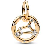 Pandora Charm Colgante con un recubrimiento en oro de Zodiaco Leo 762725C01 , para Mujer