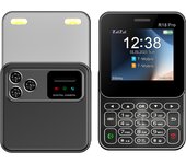 SERVO 90° Rotating Side Slider Phone 2G GSM FM Radio Flashlight Magic Voice MP4 Dual SIM Cards 2.4" Mini Rotatable Mobile Phones