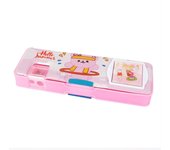 Double Layer Multi-Function Pencil Case Students Pencil Box With Calculator/Pencil Sharpener Large Capacity Stationery Box