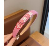 1 ladies spring pink cartoon rabbit face wash hair pressure hair cute small fresh personality headband