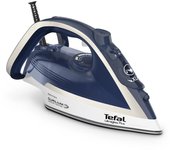 Tefal Ultimate Pure FV6812E0 plancha Plancha a vapor 2800 W Azul, Plata