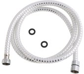 Oryx Flexo Ducha PVC Blanco/Plata 2m - Latiguillo Maneral Ducha