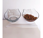 Non-Slip Double Cat Bowl Dog Bowl With Stand Pet Feeding Cat Water Bowl For Cats Food Pet Bowls For Dogs Feeder Product Supplies