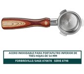 Filtro De Portafiltro De Café Sin Funda 51mm 54mm 58mm Con Mango De Madera Colorido Accesorios Para Barista Compatible Con Delonghi Ec680 Ec685 Breville 870 878 880 E61