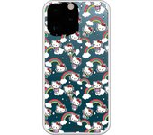 Funda original compatible con Iphone 14 Pro Maxcon diseño de Hello Kitty Arcoiris y Poses