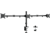 SOPORTE MONITOR EWENT 3 MONITORES 7kG 13"-27" VESA 75x75 o 100x100