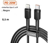 Toocki 2.4A USB C to iP Cable for iPhone 14 13 12 Pro Max Quick Charge Fast Charging Lighting iPhone Cable for iPad Air Airpods