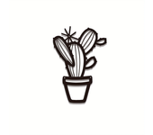 1pc Cereus Metal Cactus Wall Art, Cactus Metal Wall Art, Metal Wall Decor, Metal Wall Sculpture, Modern Wall Decor