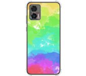 Funda Silicona Antigolpes para Motorola Edge 30 Neo 5G diseño Acuarela 03 Dibujos