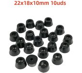 10pcs/20pcs Rubber Pads Tile Floor Protectors Rubber Non-slip Table Chair Furniture Feet Leg Pads Chair Leg Caps