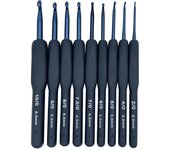 9Pcs/Set 2.0-6.0mm Crochet Kit For Beginners Soft Touch Aluminum Crochet Needle Exquisite Knitting Crochet Supplies