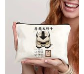 Avatar The Last Airbender Anime Appa YIP YIP Pattern Bag Set, Lightweight Large Capacity Tote Bag, Party Gift Handbag for Girls