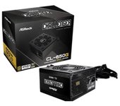 FUENTE ALIMENTACION ASROCK CL-650G,PSU,650W,80 PLUS GOLD,120MM,ACTIVE PFC,PCI-E (6+2 pin)x4,SATA (5 pin)x4