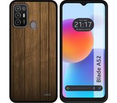 Funda Silicona para ZTE Blade A52 diseño Madera Dibujos