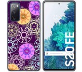 Tumundosmartphone Funda Gel Tpu para Samsung Galaxy S20 FE diseño Radial Dibujos