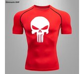 Men's Shirt Gym Workout Fitness Compression Shirts Rash Guard Short Sleeve Undershirts Baselayer Athletic Tshirt Tees Tops Mens