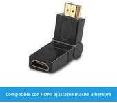 HDMI-Compatible Adapter 90 270 Degree Right Angle Male to Female Converter 4K HD Connector Mini / Micro HDMI-Compatible Extender