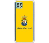 Funda original compatible con Samsung Galaxy A22 5G - Las Palmas Escudo Color Fondo Amarillo