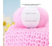 Pearl Mohair Yarn DIY Handmade Thick Thread South African Pony Mohair Scarf Thread Cashmere Wool Mohair