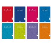 Papyrus - CUADERNO TAPA CONTRACOLADA UNICLASIC FOLIO 80 HOJAS 90GR. 1 LINEA COLORES SURTIDOS PAPYRUS 88441098 88441098