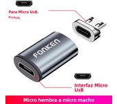 Magnetic Cable Connector Mobile Phone Cable Adapter Micro USB Magnetic Tip Magnet Charger Plug Type C Adapter for Huawei Android