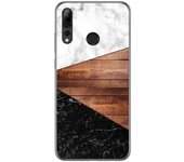 Tumundosmartphone Funda Gel Tpu para Huawei P Smart Plus 2019 diseño Mármol 11 Dibujos