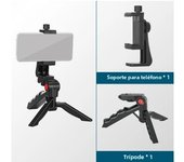 Tripods Accessories for Gopro Hero 12 11 10 9 8 7 6 5 4 3 2 Black Portable Camera Table Tripod for Go Pro SJ4000 YI 4K EKEN H9R