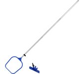 VidaXL Set de limpieza piscina Flowclear Bestway cabezales + poste