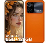 HOTWAV Note 12 Smartphone, Android 13 Octa-Core Teléfono Móvil 8GB + 128GB (1TB TF) 6180 mAh 48MP + 16MP 6.8 Pulgadas HD+ Telefono Movil, Reconocimiento Facial/Doble SIM LTE 4G/GPS/NFC