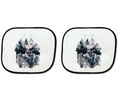 MERCHANDMANIA PARASOL DOBLE mujer organizacion enmascarados mmo jrpg sunshield coche videojuego juego waifu