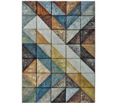 ATTICGO Alfombra de Interior Estilo Geométrico en Multicolor - Alexa 22972 | 80X150, 140X200, 160X230 cm