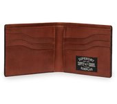 CARTERA SUPERDRY LEATHER GOODS WALLET MARRON