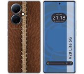 Funda Silicona para Vivo V29 Lite 5G diseño Cuero 01 Dibujos