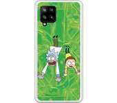 Funda original compatible con Samsung A42 5G - Rick y Morty Fondo Acido
