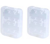 Waterproof SD Card Case Holder Hard Case Storage Box Clear Plastic Memory Card Case for SD/SDHC/SDXC/Micro SD/TF Card