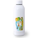 MERCHANDMANIA BIDON 500 ML ACERO INOXIDABLE el patito feo cuento niños infantil dibujos deporte deportivo botella senderismo