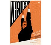 22 Designs Hitchcock Movie Vertigo Whitepaper Poster Artwork Homedecal Fancy Wall Sticker for Coffee House Bar